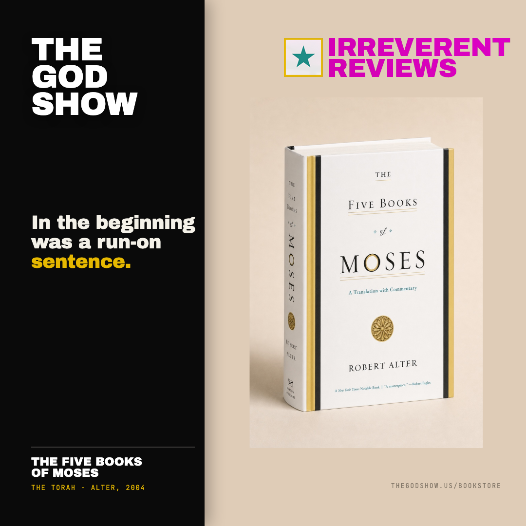 The Five Books of Moses — Irreverent Reviews card