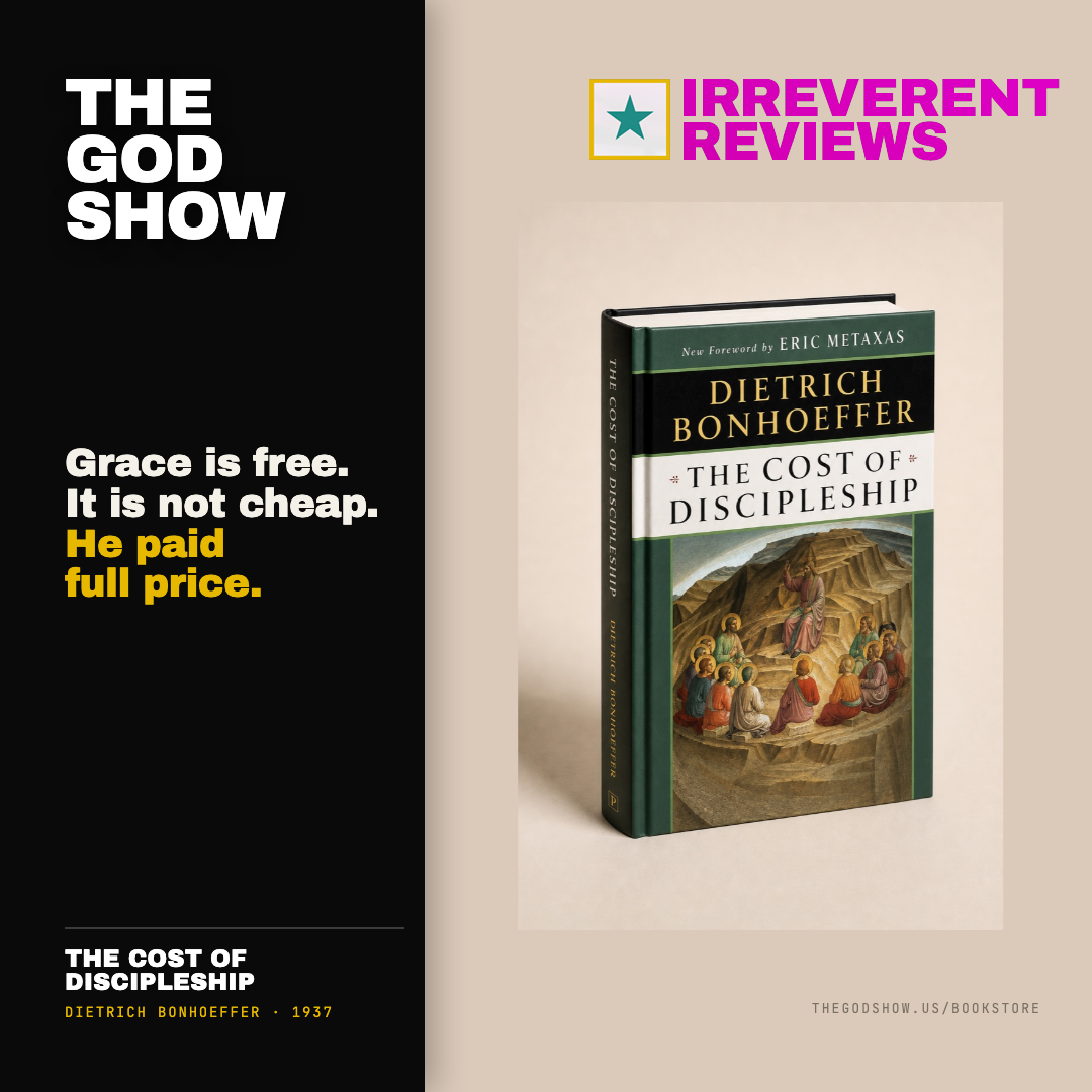 The Cost of Discipleship — Irreverent Reviews card